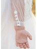 Ivory Fabulous Long Sleeves Flower Girl Dress Infant Dress